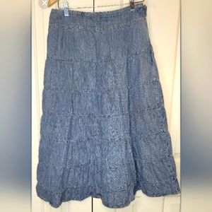 Live a Little Jean Skirt